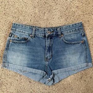 Pull and bear denim women’s shorts